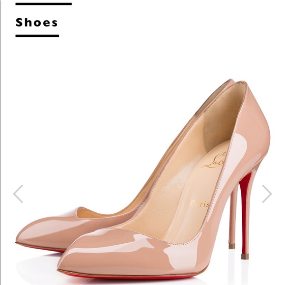 Christian Louboutin Shoes - Christian Louboutin Corneille 100 Patent Nude
